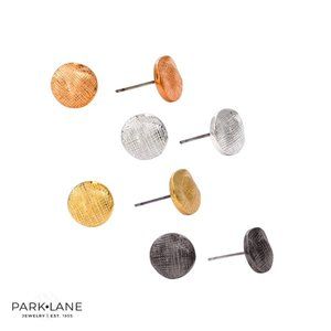 Park Lane Jewelry "Dottie" Button Earrings - (4) Colors - 3/8" Diameter
